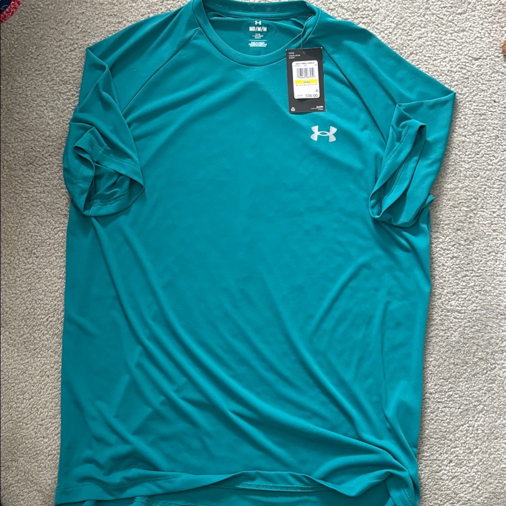 Under Armour Men’s Running Short Sleeve Shirt reflective super lightweight Med